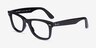 Ray-Ban RB4340V Wayfarer Black PlasticEyeglass Frames from EyeBuyDirect, Angle View