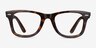 Ray-Ban RB4340V Wayfarer Tortoise PlasticEyeglass Frames from EyeBuyDirect, Front View