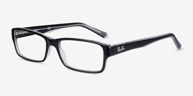 Ray-Ban RB5169 Black AcetateEyeglass Frames from EyeBuyDirect, Angle View
