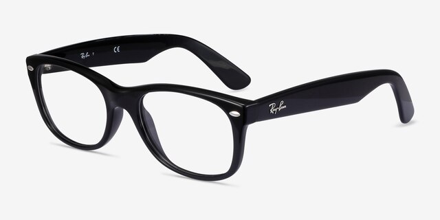 Ray-Ban RB5184 Wayfarer Black AcetateEyeglass Frames from EyeBuyDirect, Angle View