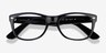 Ray-Ban RB5184 Wayfarer Black AcetateEyeglass Frames from EyeBuyDirect, Closed View