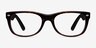Ray-Ban RB5184 Wayfarer Tortoise AcetateEyeglass Frames from EyeBuyDirect, Front View