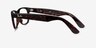 Ray-Ban RB5184 Wayfarer Tortoise AcetateEyeglass Frames from EyeBuyDirect, Side View