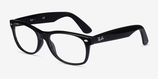 Ray-Ban RB5184 Wayfarer Black AcetateEyeglass Frames from EyeBuyDirect, Angle View
