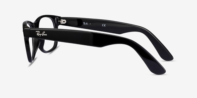 Ray-Ban RB5184 Wayfarer Black AcetateEyeglass Frames from EyeBuyDirect, Side View