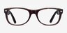 Ray-Ban RB5184 Wayfarer Tortoise AcetateEyeglass Frames from EyeBuyDirect, Front View