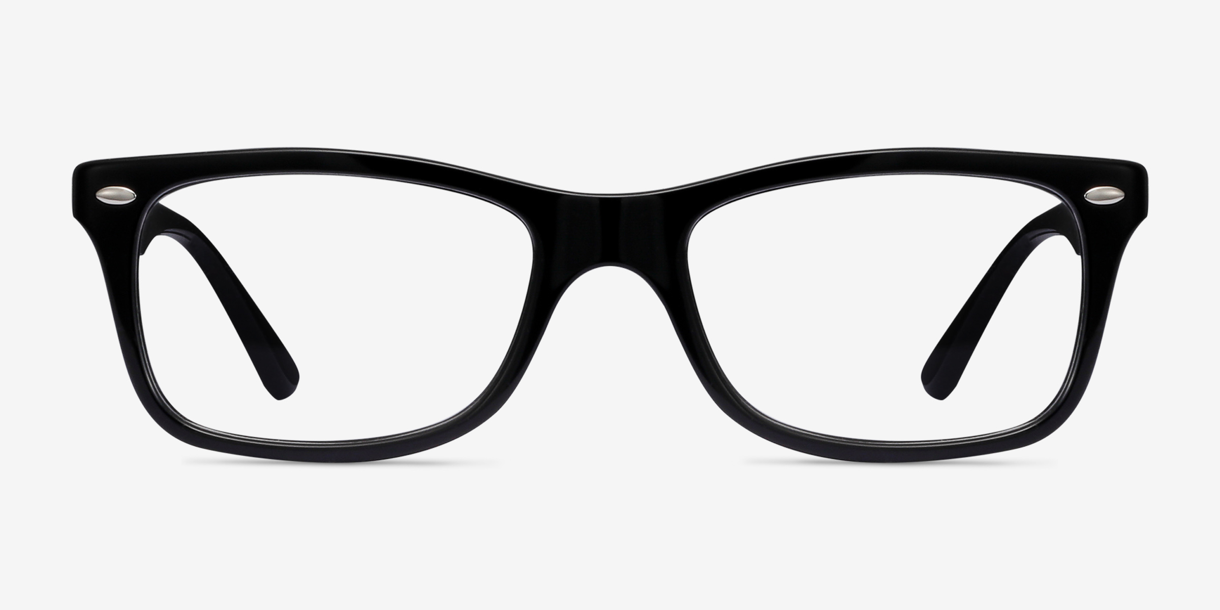 Ray Ban Rb5228 Rectangle Black Frame Eyeglasses Eyebuydirect