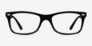 artilleri gammel straf Ray-Ban RB5228 - Rectangle Black Frame Eyeglasses | Eyebuydirect