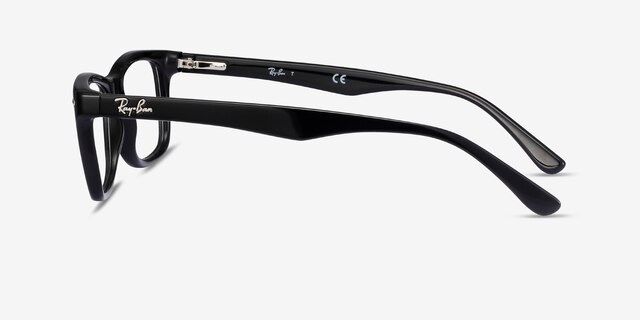 Ray-Ban RB5228 Black AcetateEyeglass Frames from EyeBuyDirect, Side View