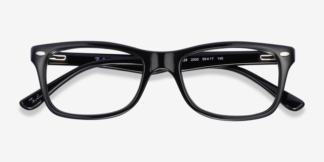 Ray-Ban RB5228 Black AcetateEyeglass Frames from EyeBuyDirect, Closed View
