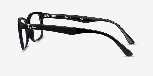 Ray-Ban RB5228 Black AcetateEyeglass Frames from EyeBuyDirect, Side View