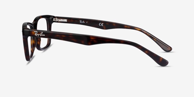 Ray-Ban RB5228 Tortoise AcetateEyeglass Frames from EyeBuyDirect, Side View