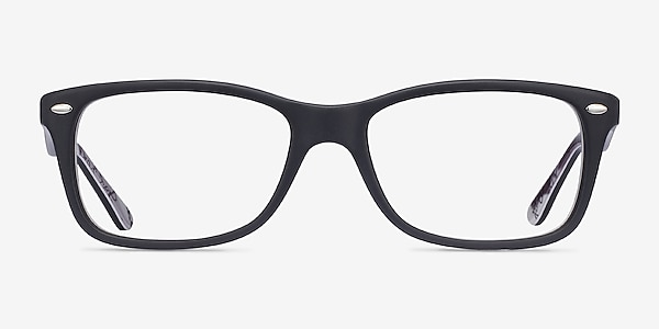 Ray-Ban RB5228 Black & Gray Acetate Eyeglass Frames