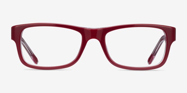 Ray-Ban RB5268 Red AcetateEyeglass Frames from EyeBuyDirect, Front View