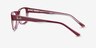 Ray-Ban RB5268 Red AcetateEyeglass Frames from EyeBuyDirect, Side View