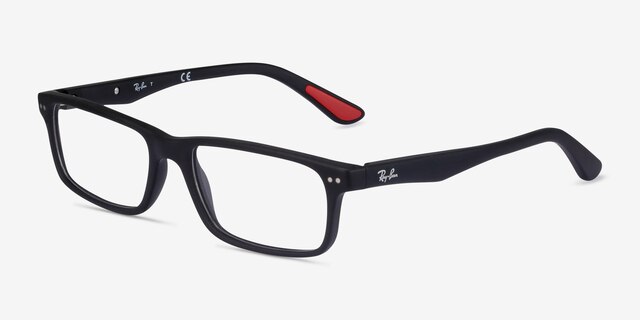 Ray-Ban RB5277 Matte Black AcetateEyeglass Frames from EyeBuyDirect, Angle View