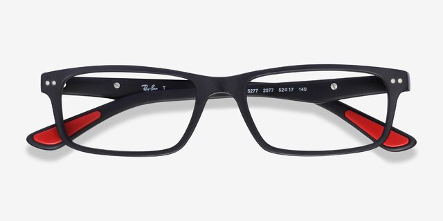 Ray-Ban RB5277 Matte Black AcetateEyeglass Frames from EyeBuyDirect, Closed View