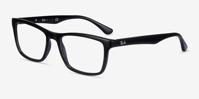 Ray-Ban RB5279 Black AcetateEyeglass Frames from EyeBuyDirect, Angle View