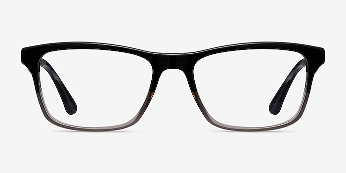 Ray-Ban RB5279 Black & Gray Acetate Eyeglass Frames from EyeBuyDirect