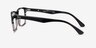 Ray-Ban RB5279 Black & Gray AcetateEyeglass Frames from EyeBuyDirect, Side View