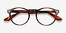 Ray-Ban RB5283 Warm Tortoise AcetateEyeglass Frames from EyeBuyDirect, Closed View