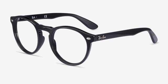 Ray-Ban RB5283 Black AcetateEyeglass Frames from EyeBuyDirect, Angle View
