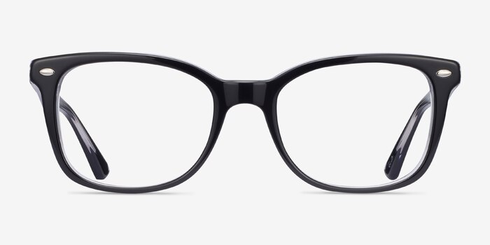 Ray-Ban RB5285 Black Acetate Eyeglass Frames from EyeBuyDirect