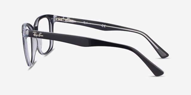 Ray-Ban RB5285 Black AcetateEyeglass Frames from EyeBuyDirect, Side View