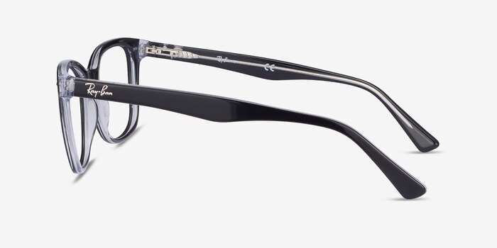 Ray-Ban RB5285 Black Acetate Eyeglass Frames from EyeBuyDirect