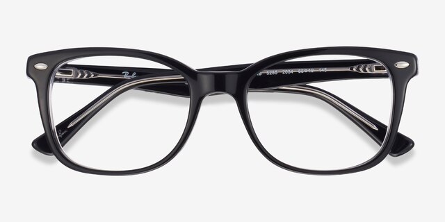 Ray-Ban RB5285 Black AcetateEyeglass Frames from EyeBuyDirect, Closed View