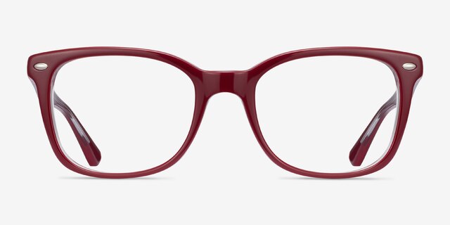 Ray-Ban RB5285 Burgundy AcetateEyeglass Frames from EyeBuyDirect, Front View