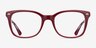 Ray-Ban RB5285 Burgundy AcetateEyeglass Frames from EyeBuyDirect, Front View