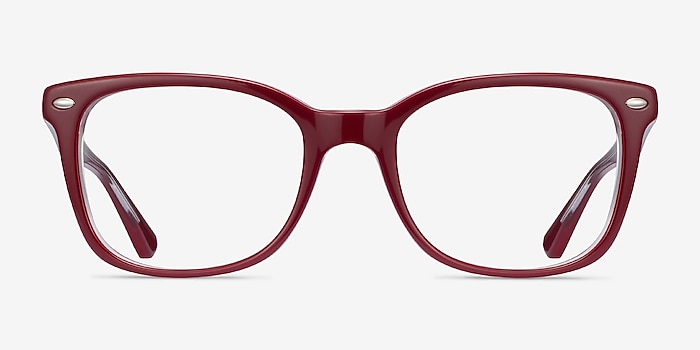 Ray-Ban RB5285 Burgundy Acetate Eyeglass Frames from EyeBuyDirect