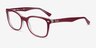 Ray-Ban RB5285 Burgundy AcetateEyeglass Frames from EyeBuyDirect, Angle View
