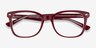 Ray-Ban RB5285 Burgundy AcetateEyeglass Frames from EyeBuyDirect, Closed View