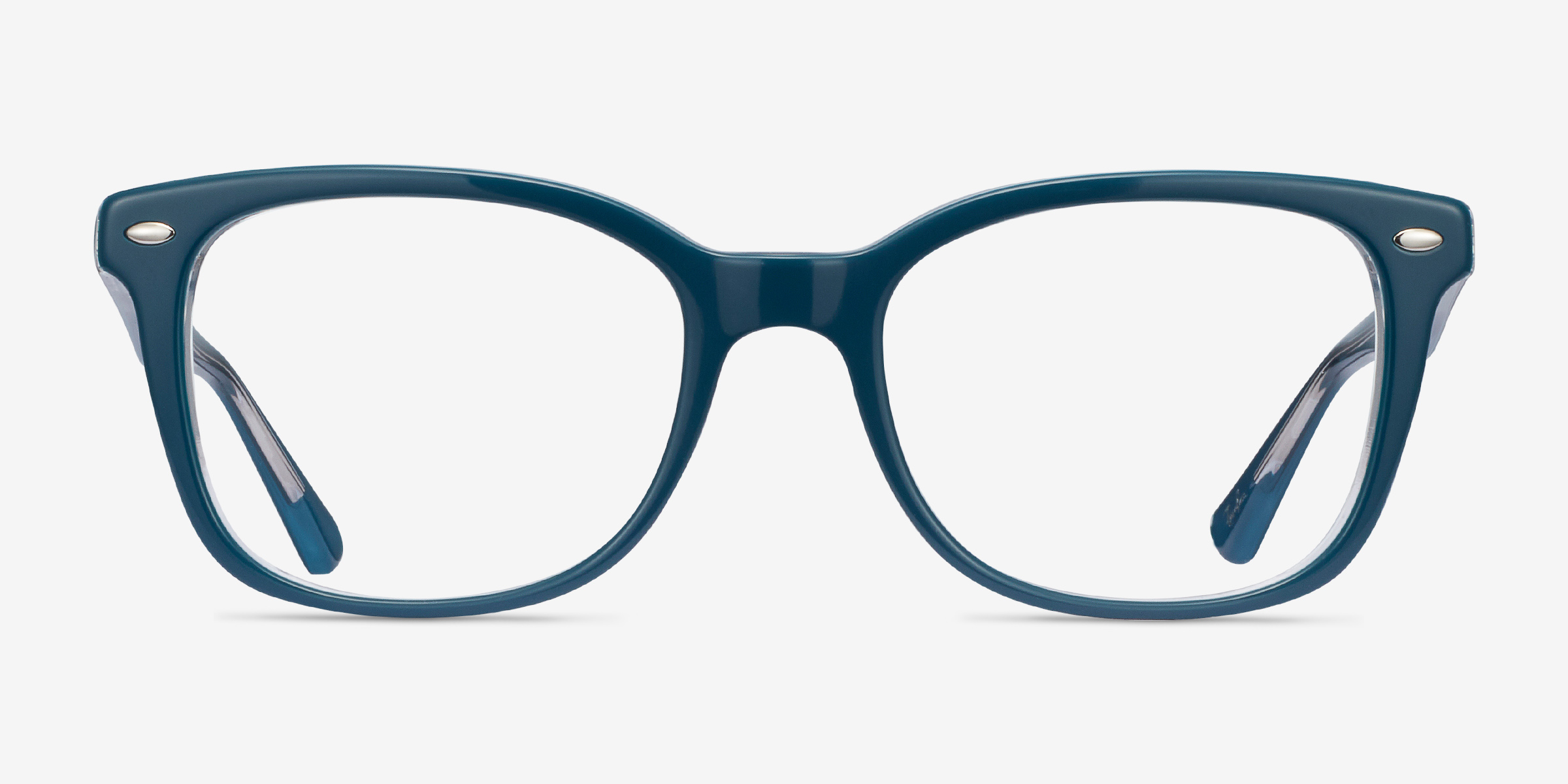 RayBan RB5285 Square Blue Frame Eyeglasses Eyebuydirect Canada