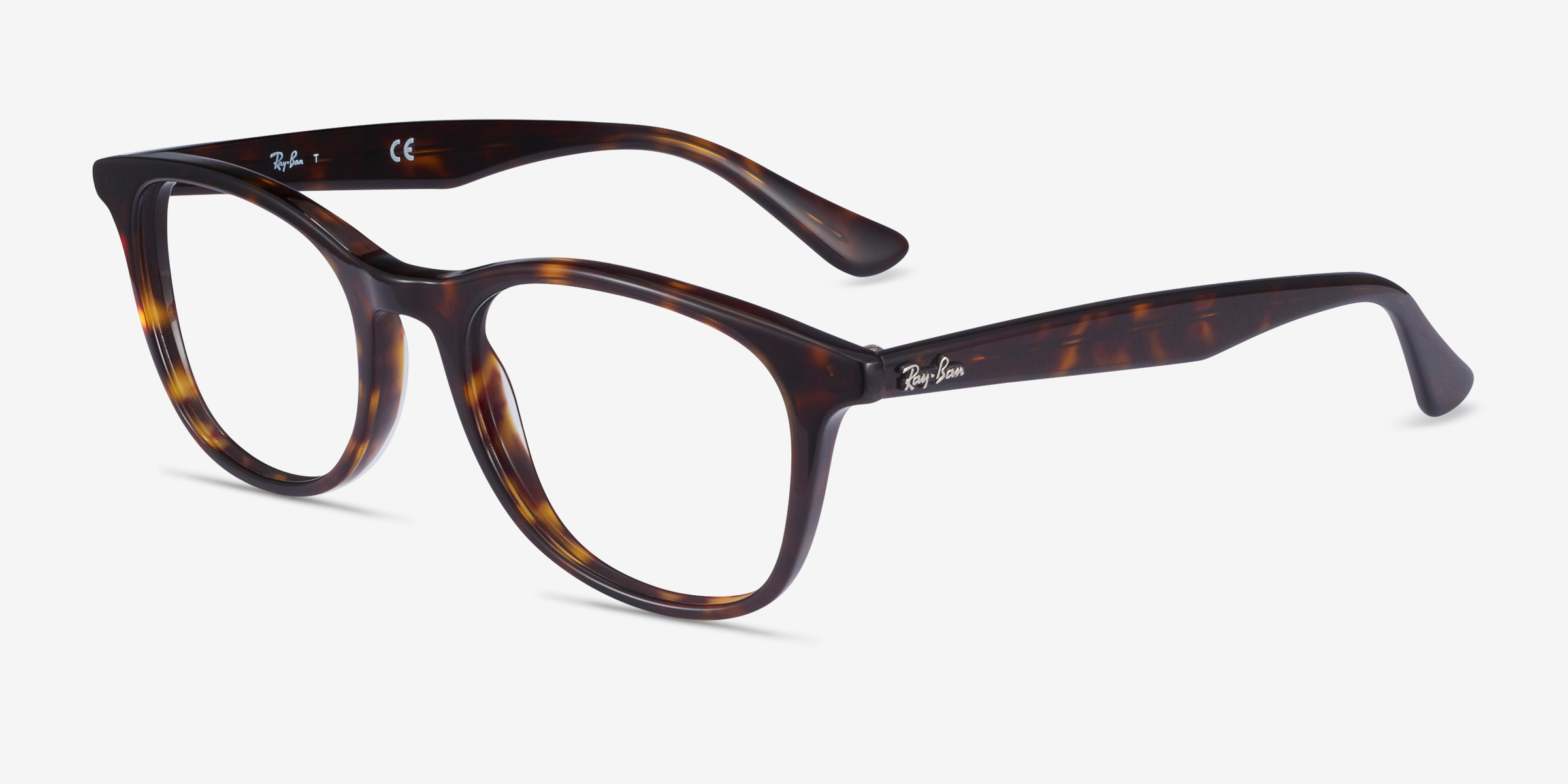 Ray-Ban RB5356 - Square Tortoise Frame Eyeglasses | Eyebuydirect