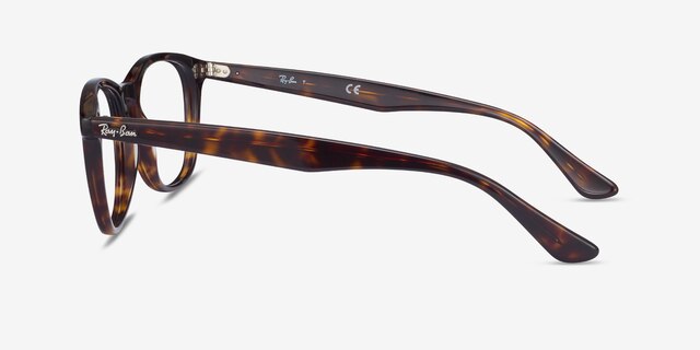 Ray-Ban RB5356 Tortoise AcetateEyeglass Frames from EyeBuyDirect, Side View