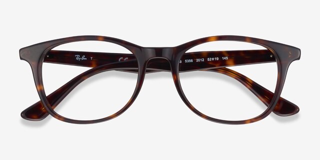Ray-Ban RB5356 Tortoise AcetateEyeglass Frames from EyeBuyDirect, Closed View