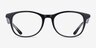 Ray-Ban RB5356 Black AcetateEyeglass Frames from EyeBuyDirect, Front View