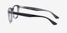 Ray-Ban RB5356 Black AcetateEyeglass Frames from EyeBuyDirect, Side View