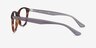 Ray-Ban RB5356 Tortoise & Gray AcetateEyeglass Frames from EyeBuyDirect, Side View