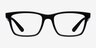 Ray-Ban RB7025 Black PlasticEyeglass Frames from EyeBuyDirect, Front View