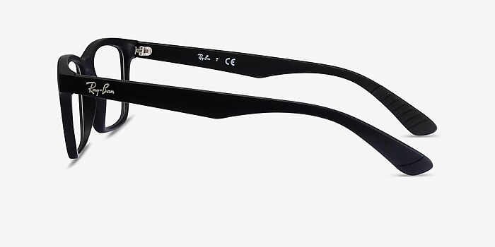 Ray-Ban RB7025 Black Plastic Eyeglass Frames from EyeBuyDirect