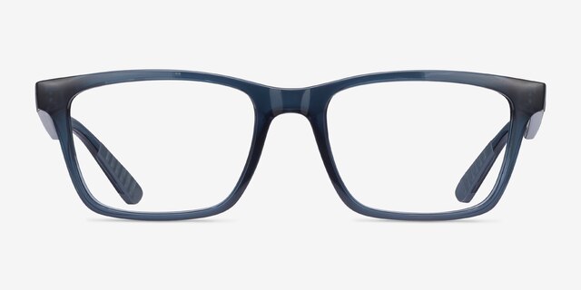 Ray-Ban RB7025 Blue PlasticEyeglass Frames from EyeBuyDirect, Front View