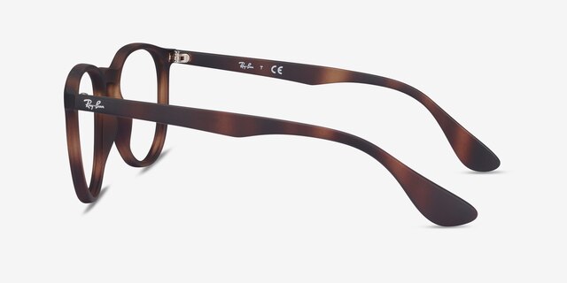 Ray-Ban RB7046 Tortoise PlasticEyeglass Frames from EyeBuyDirect, Side View