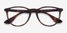 Ray-Ban RB7046 Tortoise PlasticEyeglass Frames from EyeBuyDirect, Closed View