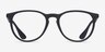 Ray-Ban RB7046 Black PlasticEyeglass Frames from EyeBuyDirect, Front View