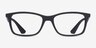 Ray-Ban RB7047 Black PlasticEyeglass Frames from EyeBuyDirect, Front View