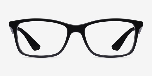 Ray-Ban RB7047 Black PlasticEyeglass Frames from EyeBuyDirect, Front View